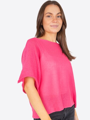 Seasons of April Trui 'Fleur' in Roze