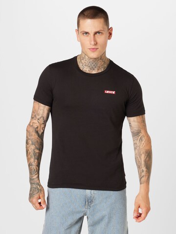 LEVI'S ® Póló 'Crewneck Graphic' - szürke: elől