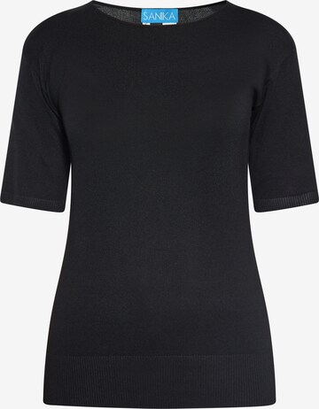 SANIKA Sweater in Black: front