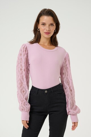 Kaffe Shirt 'Nima' in Purple: front