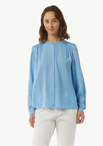 COMMA Bluse in Blau: Vorderseite