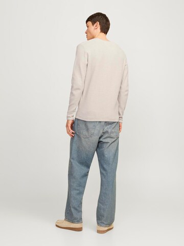JACK & JONES Sweater 'JJECooper' in Beige