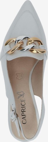 CAPRICE Slingback Pumps in White