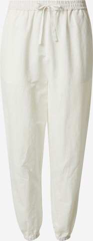 DAN FOX APPAREL Tapered Hose 'Luca' in Weiß: predná strana