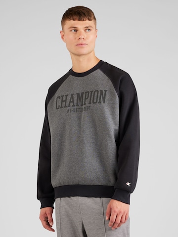 pelēks Champion Authentic Athletic Apparel Sportisks džemperis: no priekšpuses