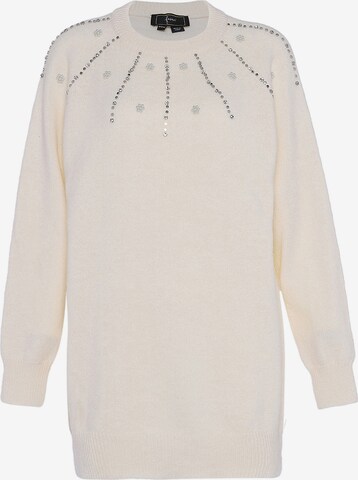 faina Sweater in White: front