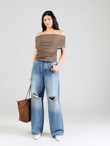 Tricou 'OBJDINA' de la OBJECT pe maro