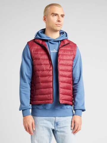 BOSS Weste 'Calano' in Rot: Vorderseite