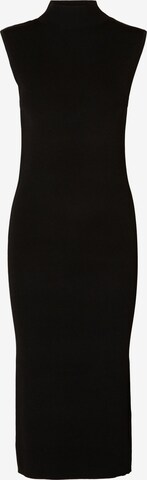 SELECTED FEMME Knitted dress 'Caro' in Black: front