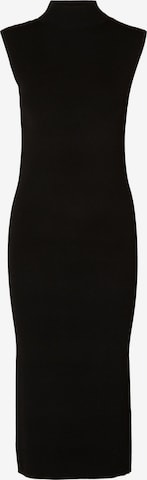 SELECTED FEMME Gebreide jurk 'Caro' in Zwart: voorkant