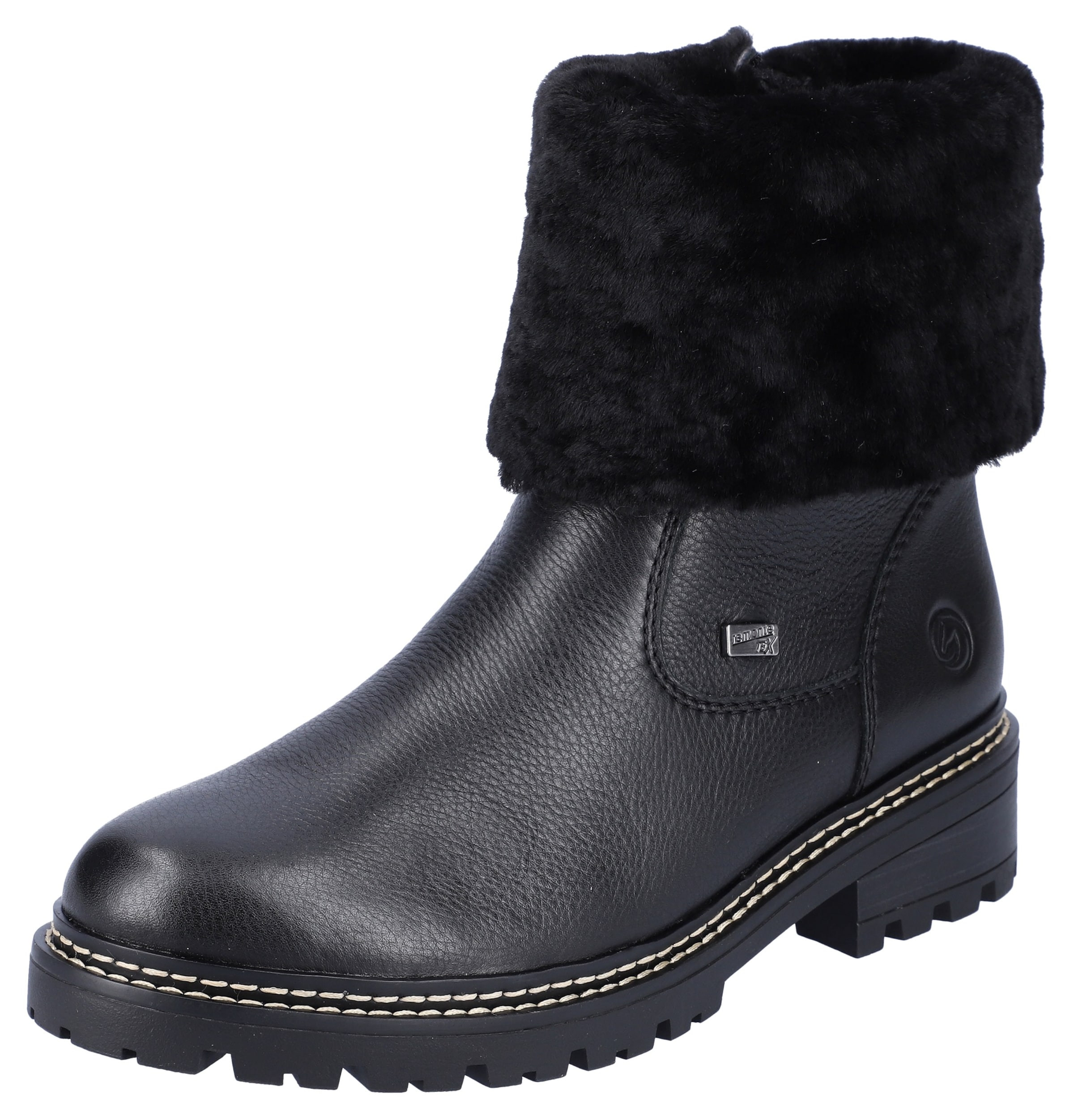 REMONTE Stiefelette in Schwarz: Vorderseite