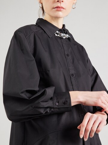 Abito camicia di co'couture in nero