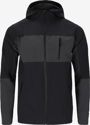 ENDURANCE Athletic Jacket in Black: front
