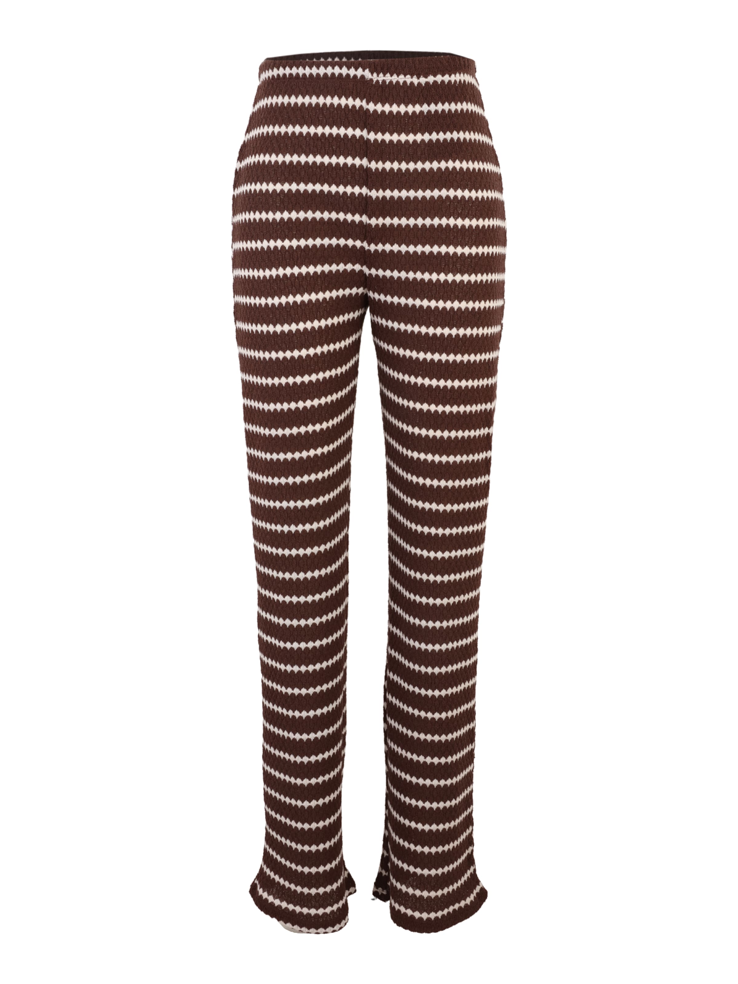 Only Tall Wide leg Trousers 'ONLEVA' in Brown: front
