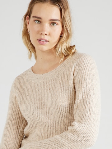 ABOUT YOU Sweter 'Katrin' w kolorze beżowy