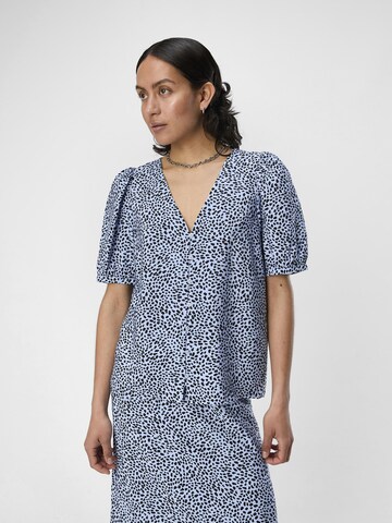 OBJECT Bluse 'Jacira' i blå: forside
