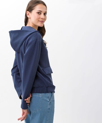 BRAX Sweatjacke 'Berit' in Blau: Rückseite