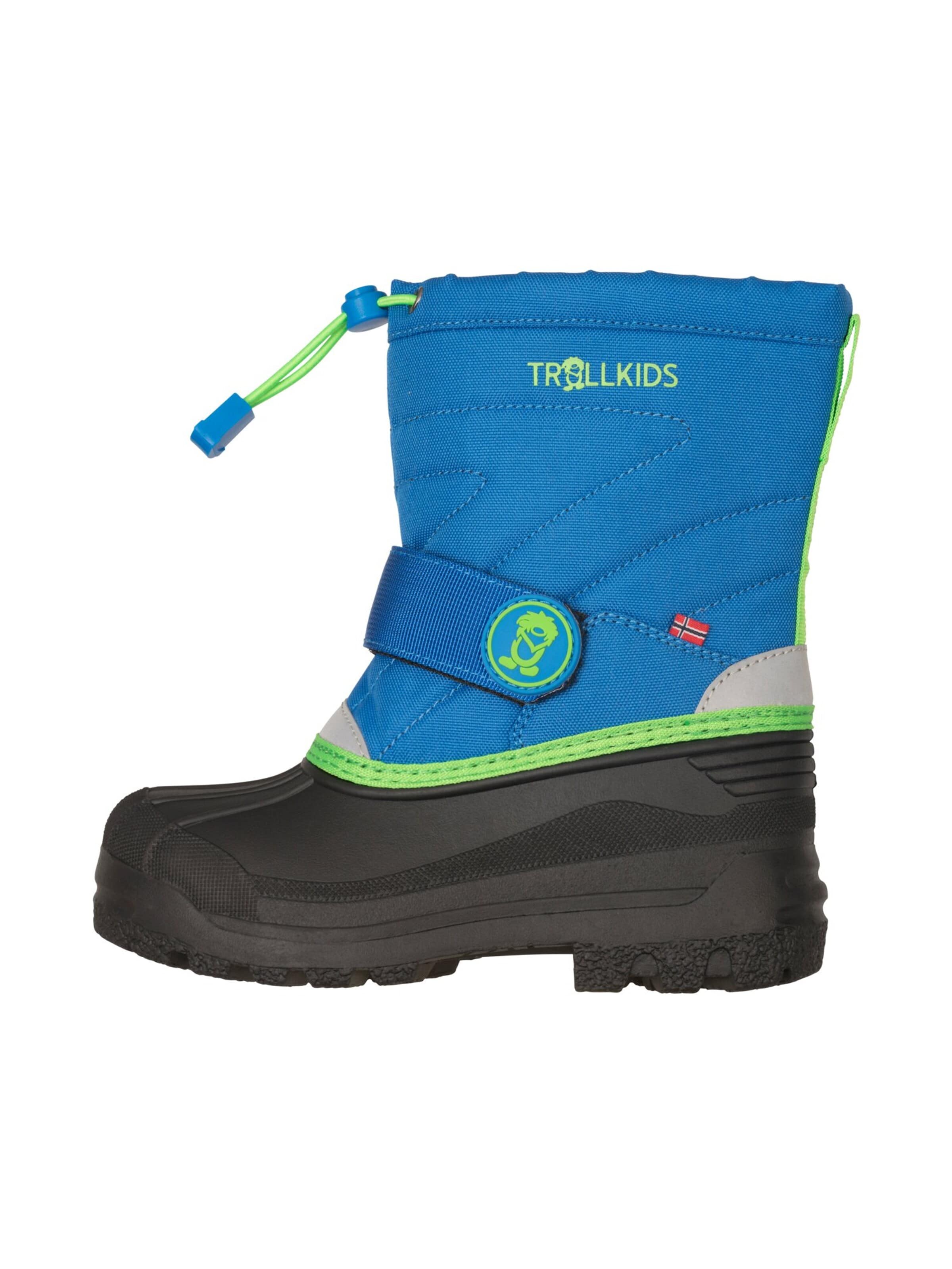 TROLLKIDS Snow Boots in Blue: front