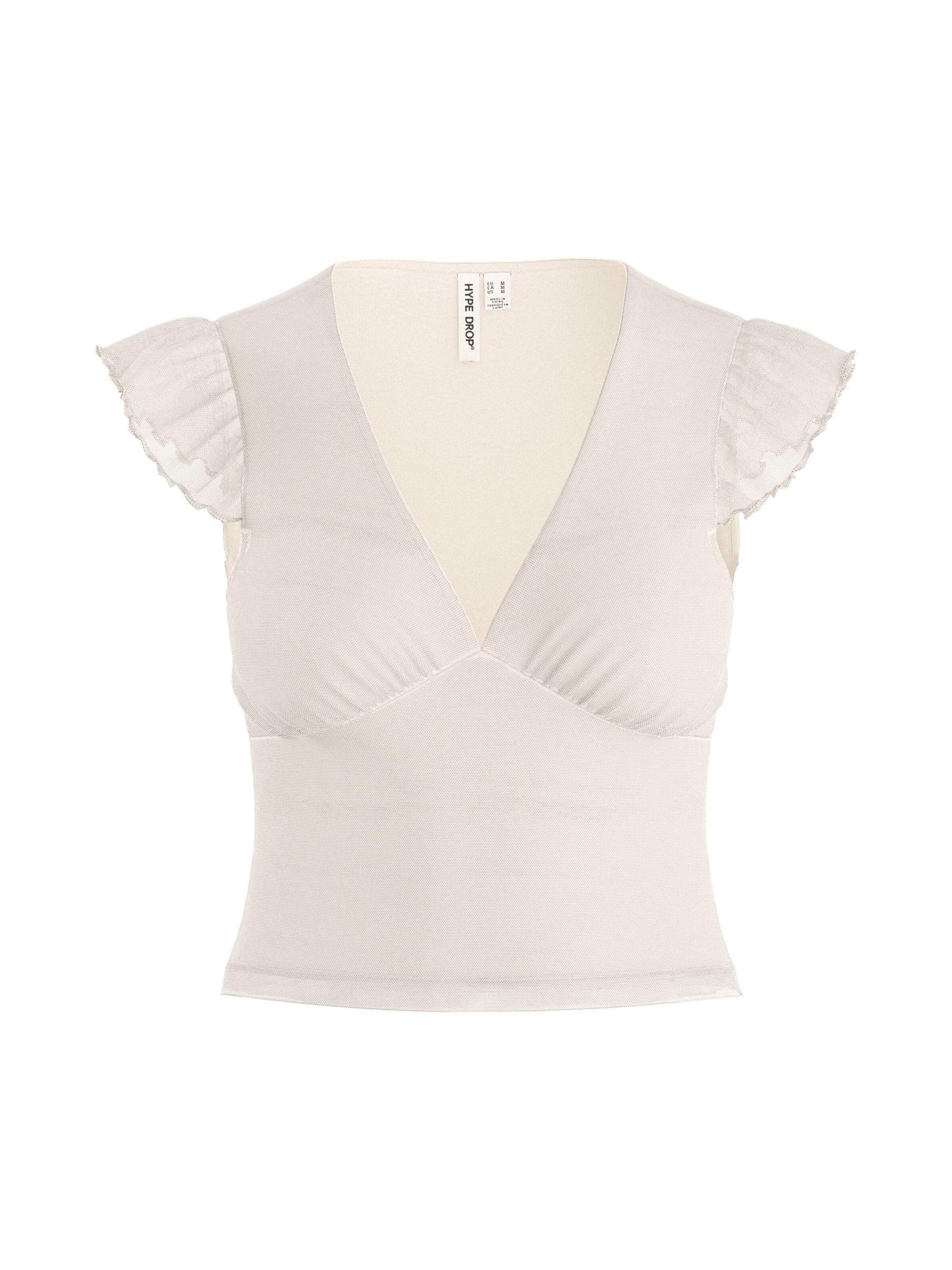 Haut HYPEDROP en blanc : devant
