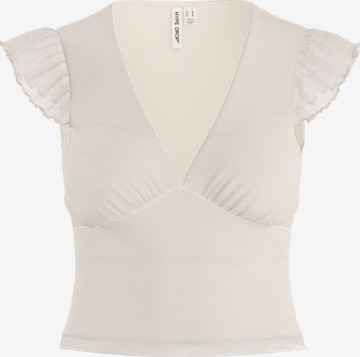 Haut HYPEDROP en blanc : devant