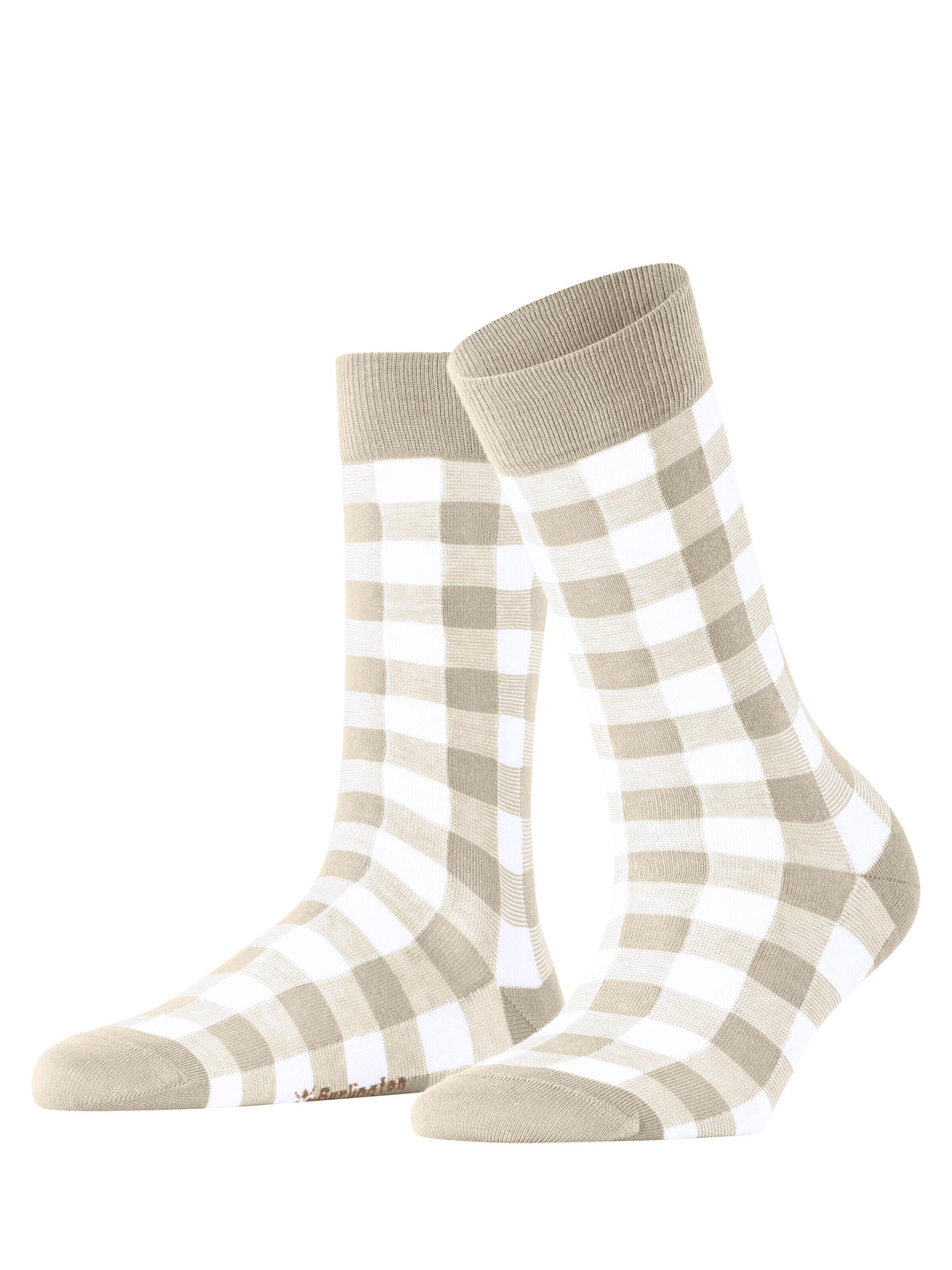 BURLINGTON Socken 'Vichy'‌‌‌‌‌‌‌ in Beige: Vorderseite