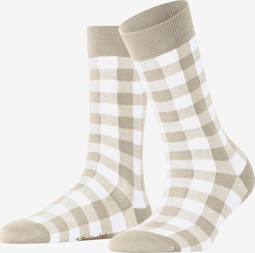 BURLINGTON Socken 'Vichy' in Beige: Vorderseite