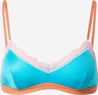 Dora Larsen Bra 'SIENNA' in Neon blue / Ochre / Pink, Item view
