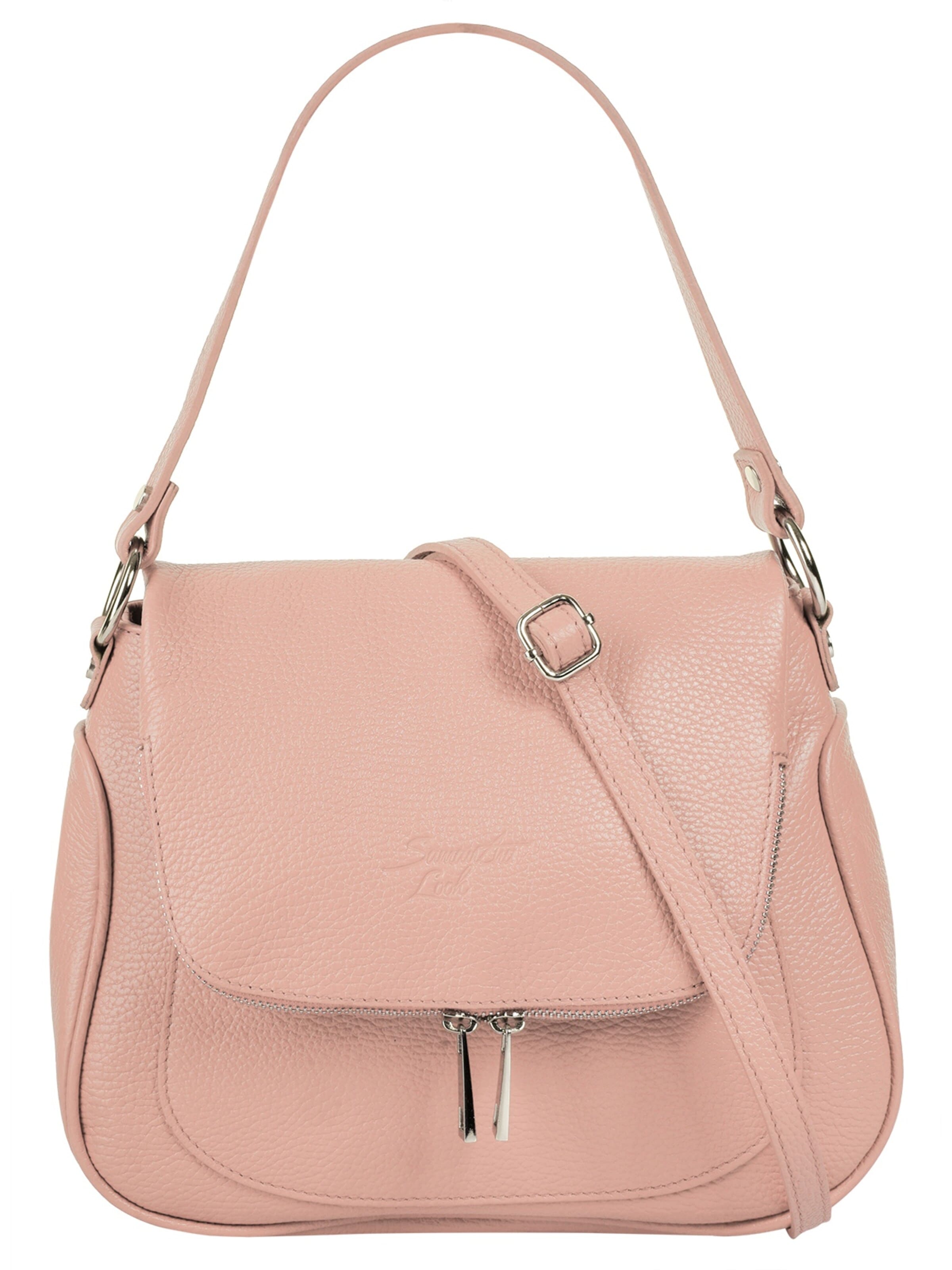 Samantha Look Crossbody Bag in Pink: front