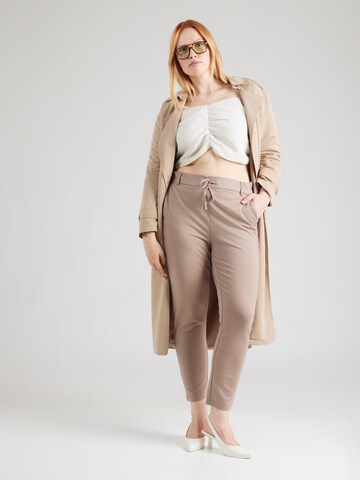 ONLY Carmakoma - Tapered Pantalón 'CARGOLDTRASH CLASSIC' en gris