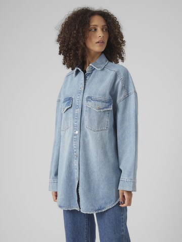 VERO MODA Bluse 'RIVER' in Blau: Vorderseite