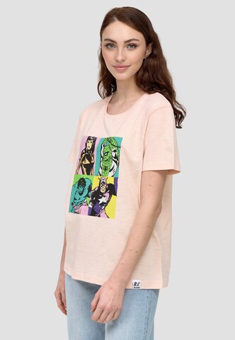 Recovered Shirt 'Pop Art Portrait' in Rood
