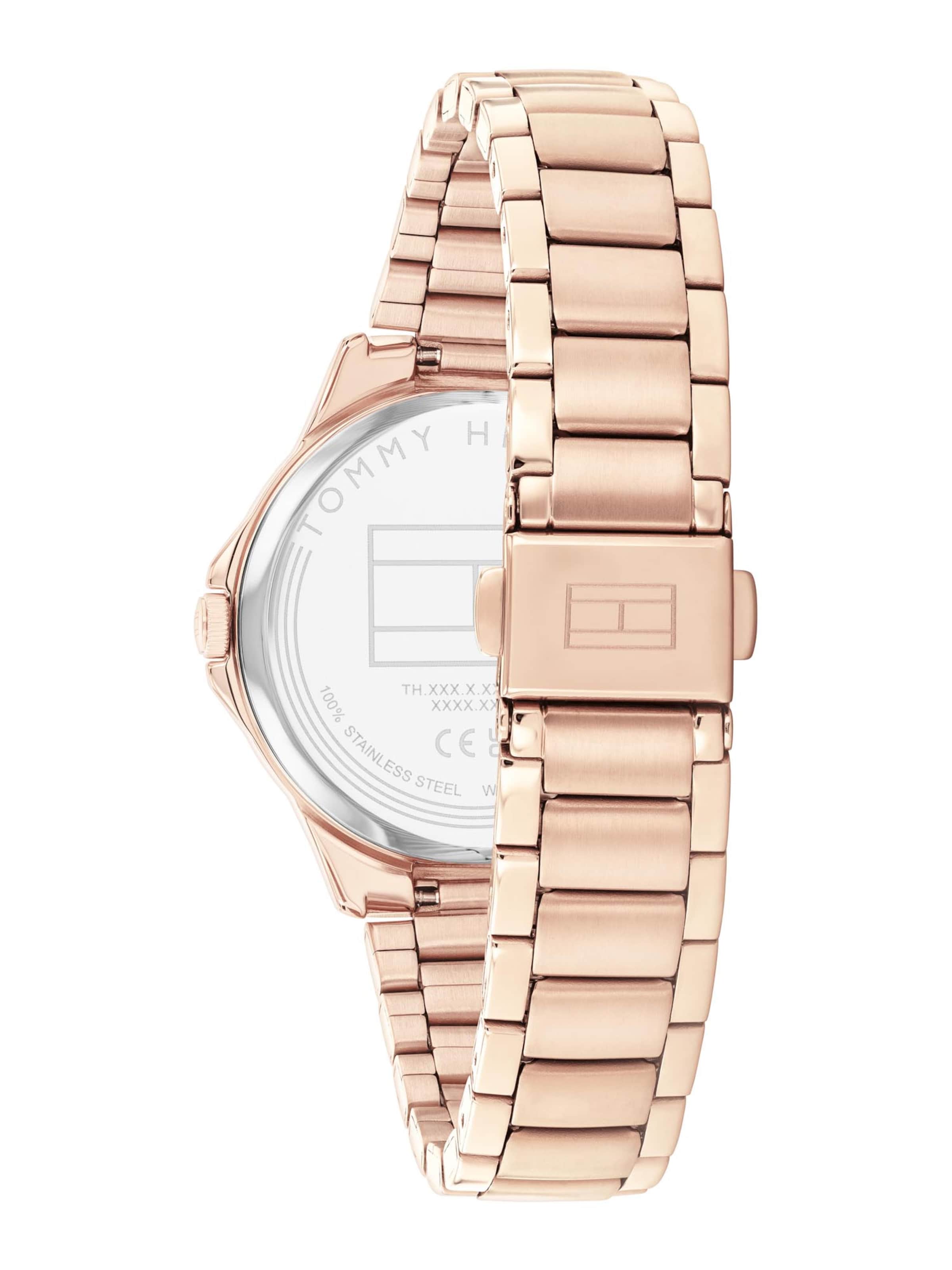 TOMMY HILFIGER Analog watch 'CHLOE' in Gold
