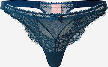 String 'Bessie' Hunkemöller en bleu : devant