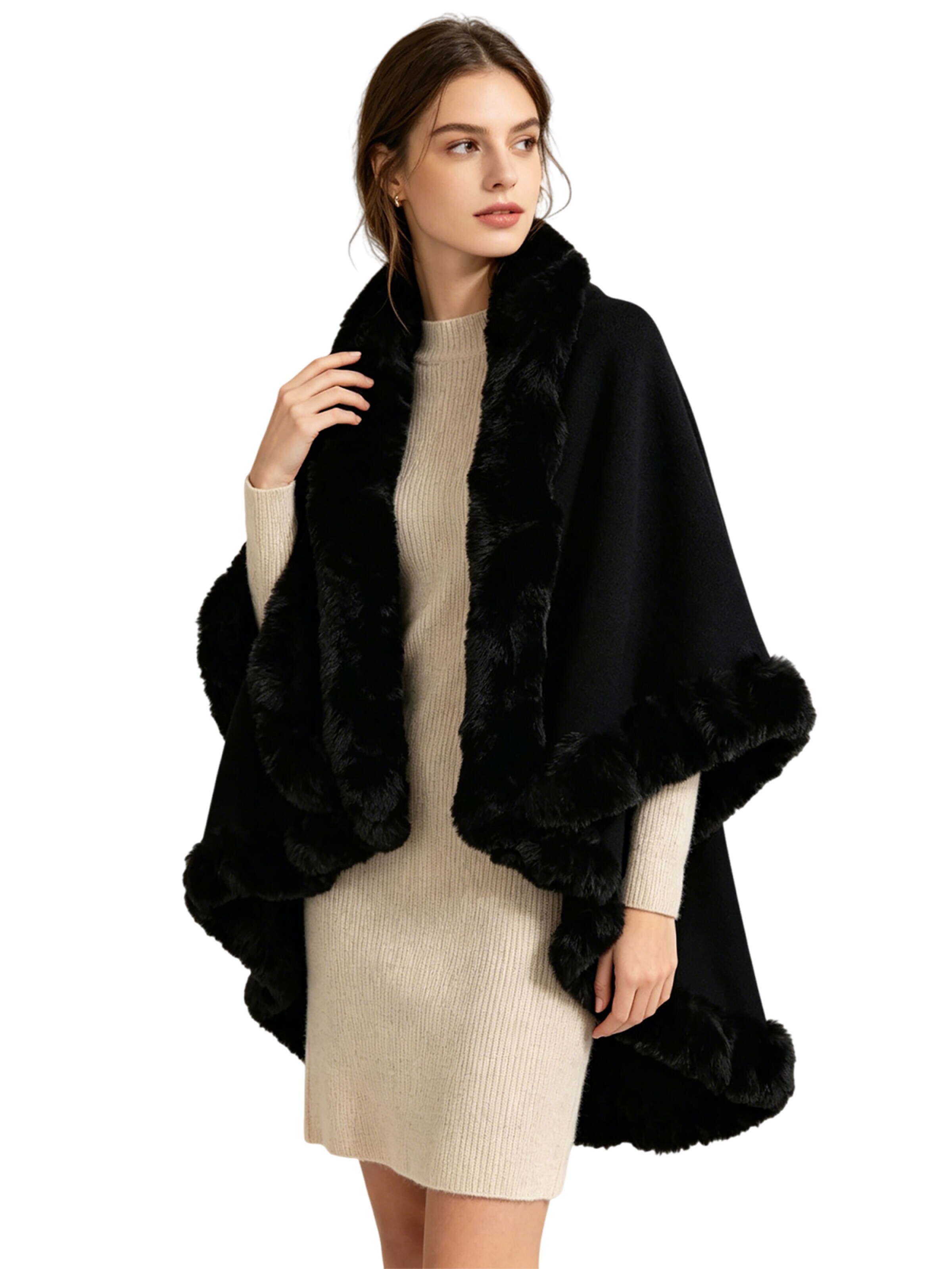 Magicshe Cape‌‌‌‌‌‌‌‌‌‌ in Schwarz