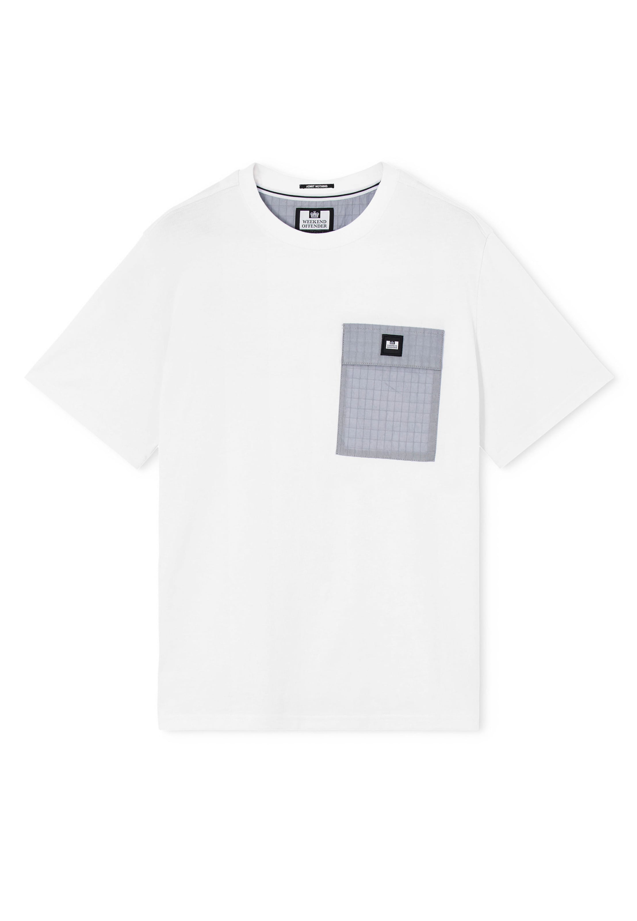 Weekend Offender T-Shirt 'Stiniva' in Weiß: Vorderseite