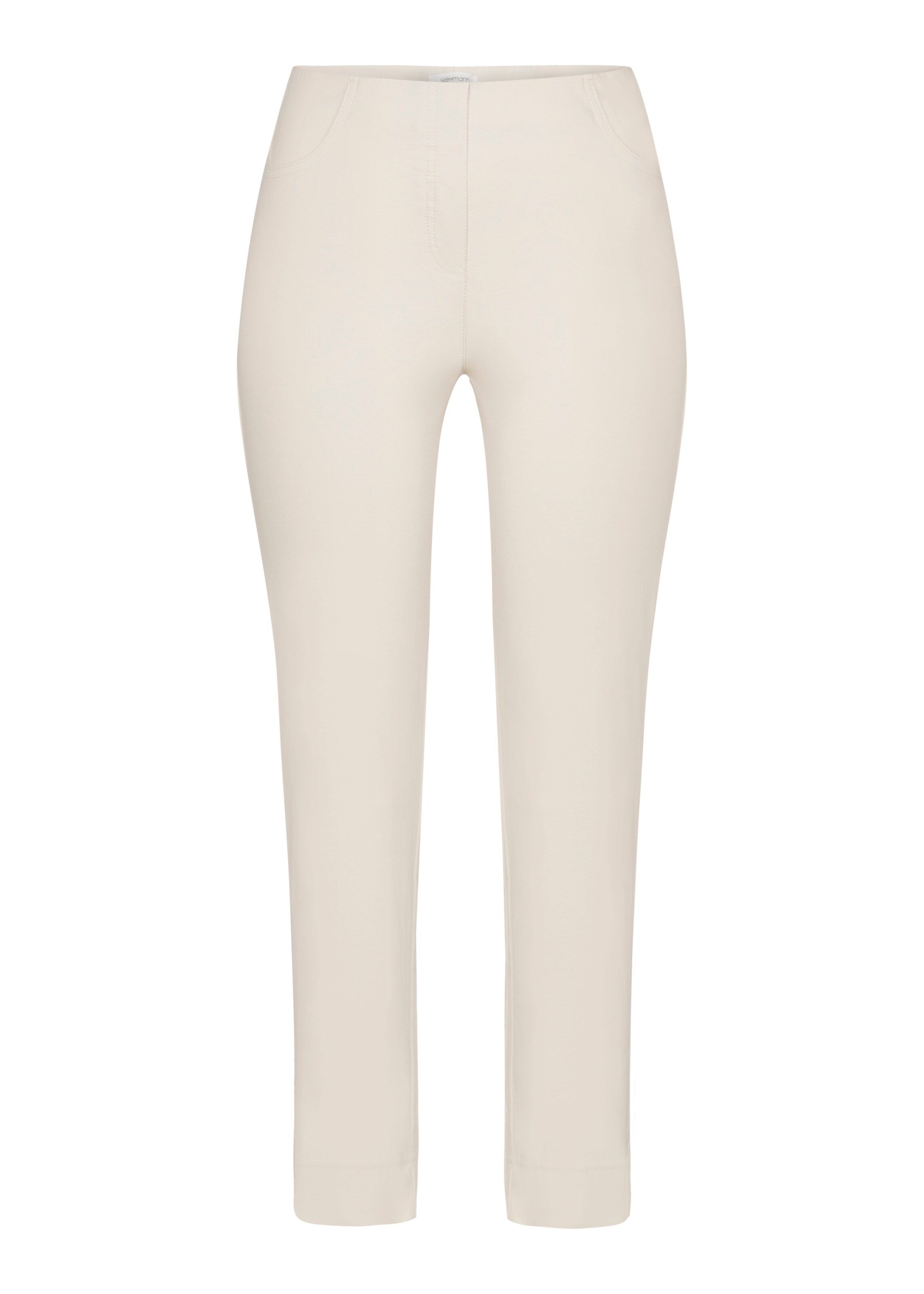 STEHMANN Slimfit Hose in Weiß: Vorderseite