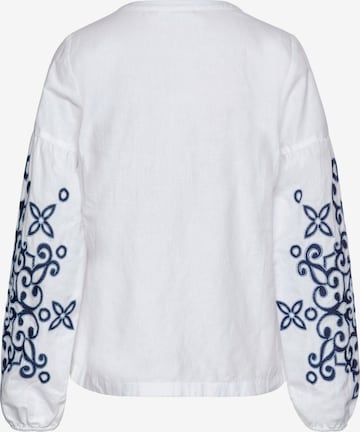 LASCANA - Blusa en blanco