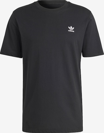 T-Shirt 'Trefoil Essentials' ADIDAS ORIGINALS en noir : devant