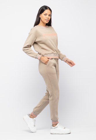 Tom Barron Tracksuit in Beige