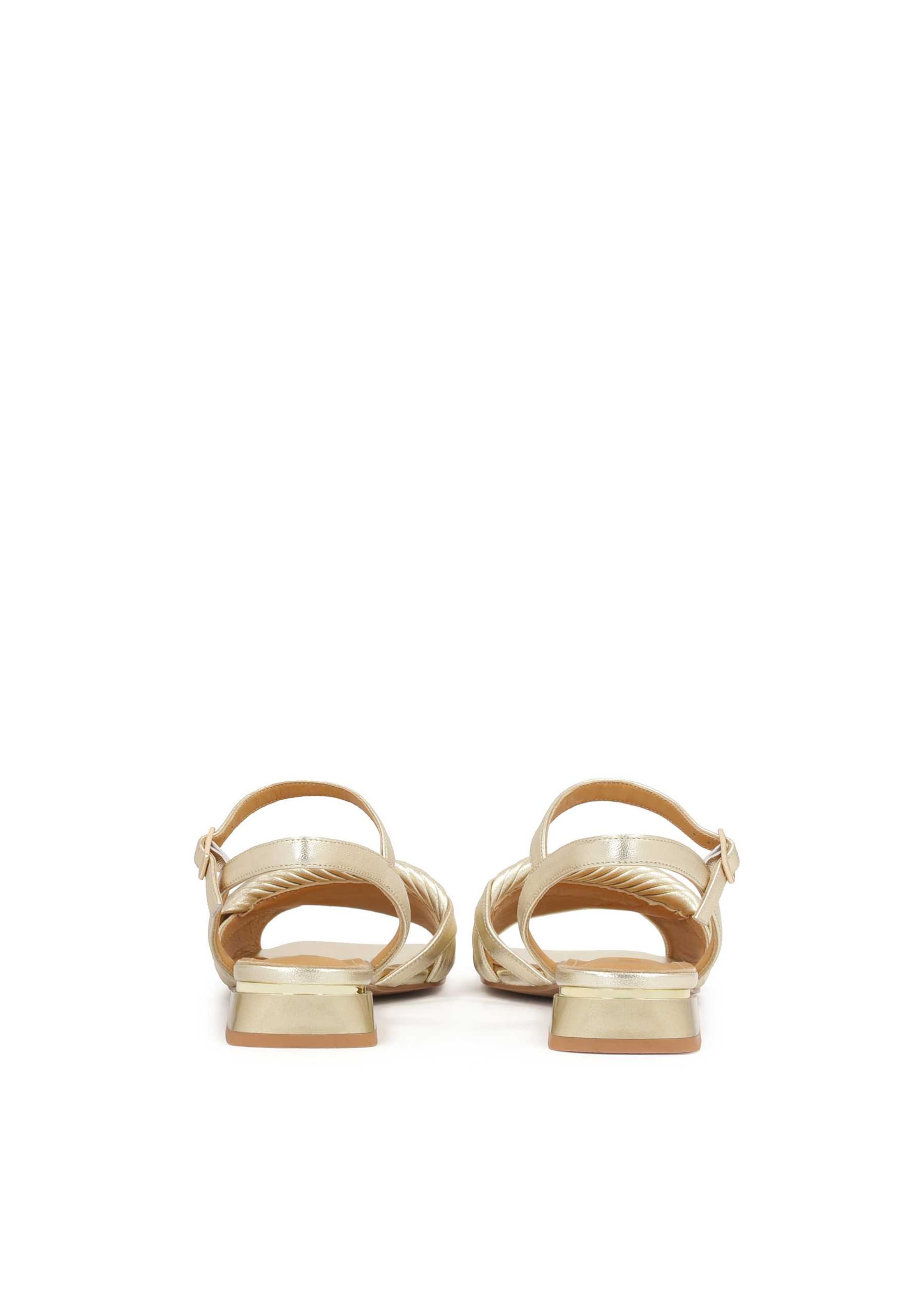 Kazar Strap Sandals in Gold