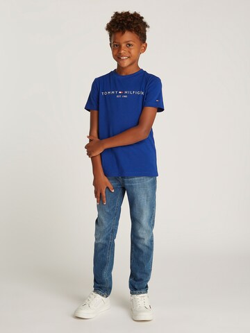 TOMMY HILFIGER Shirts 'ESSENTIAL' i blå