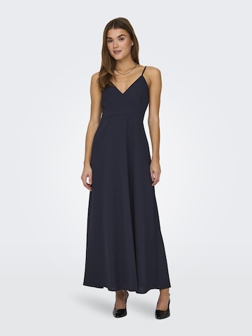 ONLY Evening Dress in Blue: front