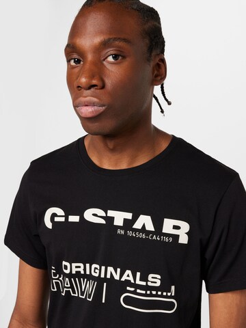 G-Star RAW Tričko 'Originals r t' – černá