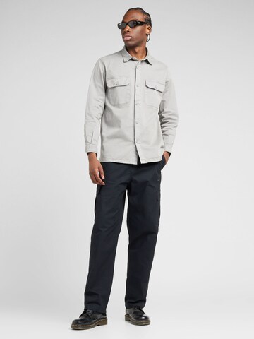 QS Regular fit Button Up Shirt in Grey