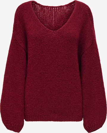 Pullover 'JDYDinea' di JDY in rosso: frontale