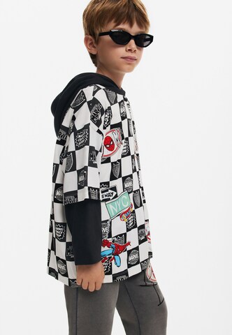 Desigual - Camiseta 'Combined Marvel' en negro