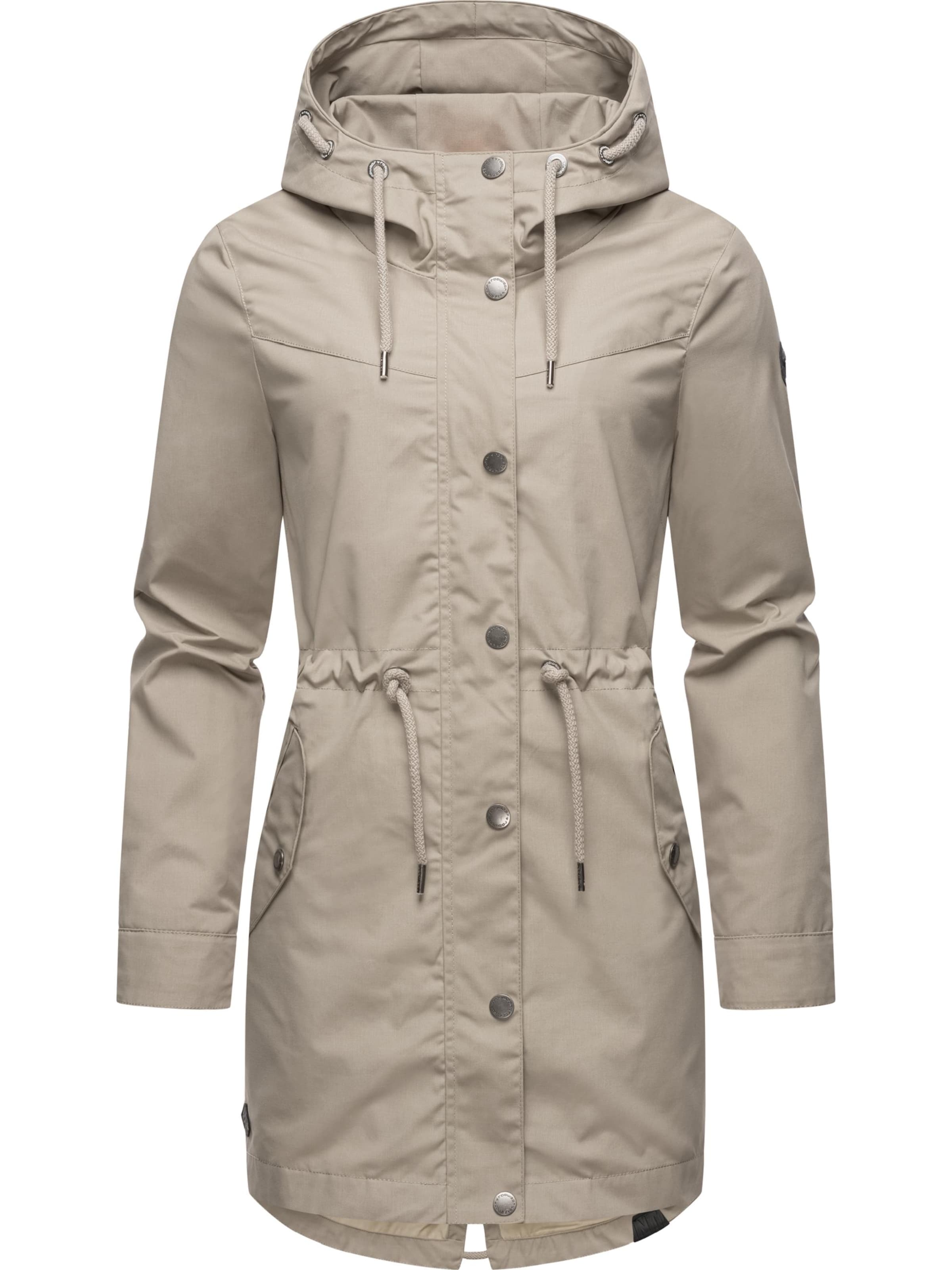 Ragwear Övergångsparkas 'Canny' i beige: framsida