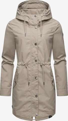 Ragwear Between-Seasons Parka 'Canny' in Beige: front