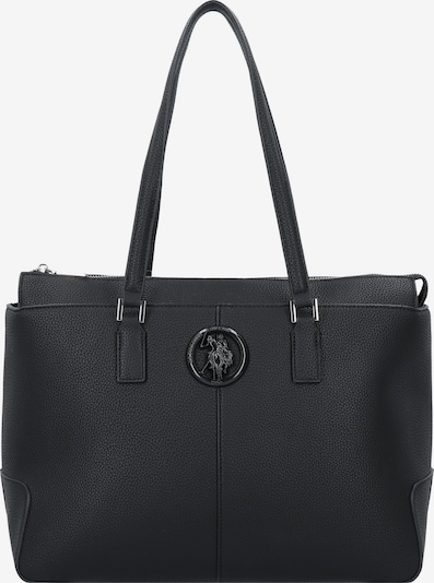 U.S. POLO ASSN. Shopper in schwarz, Produktansicht