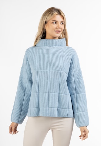 usha WHITE LABEL Sweater in Blue: front
